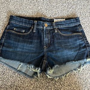 Blank NYC Little Queenie Dark Denim shorts, Size 27
